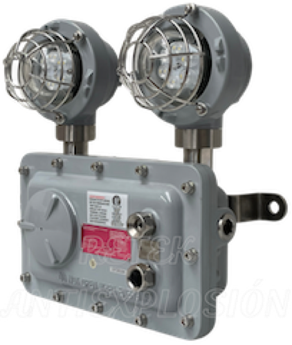 Lámpara LED de emergencia anti explosión de 10 Watts Clase I División 1 certificada para uso en áreas clasificadas