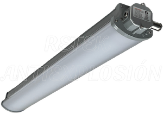 Lámpara LED lineal anti explosión de 80 Watts certificada para uso en áreas clasificadas peligrosas Clase I División 2
