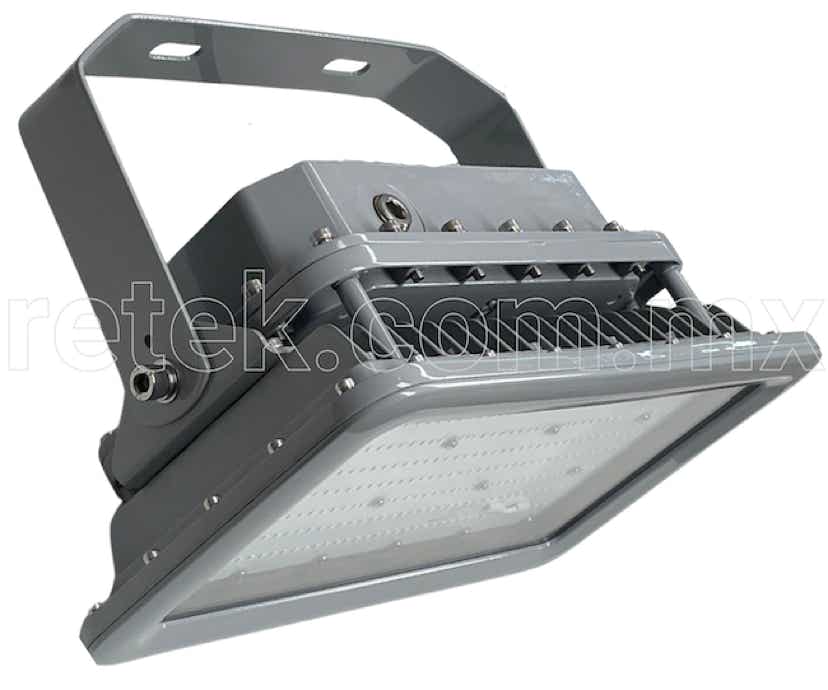Reflector LED a prueba de explosión rectangular high bay con certificación UL844, construcción IK08, protección IP66